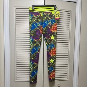 Zumba Fitness Neon Starburst Kids Leggings